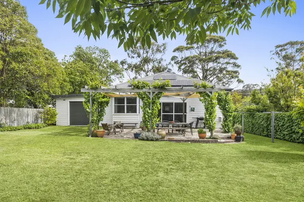 Rear of the house and lawn